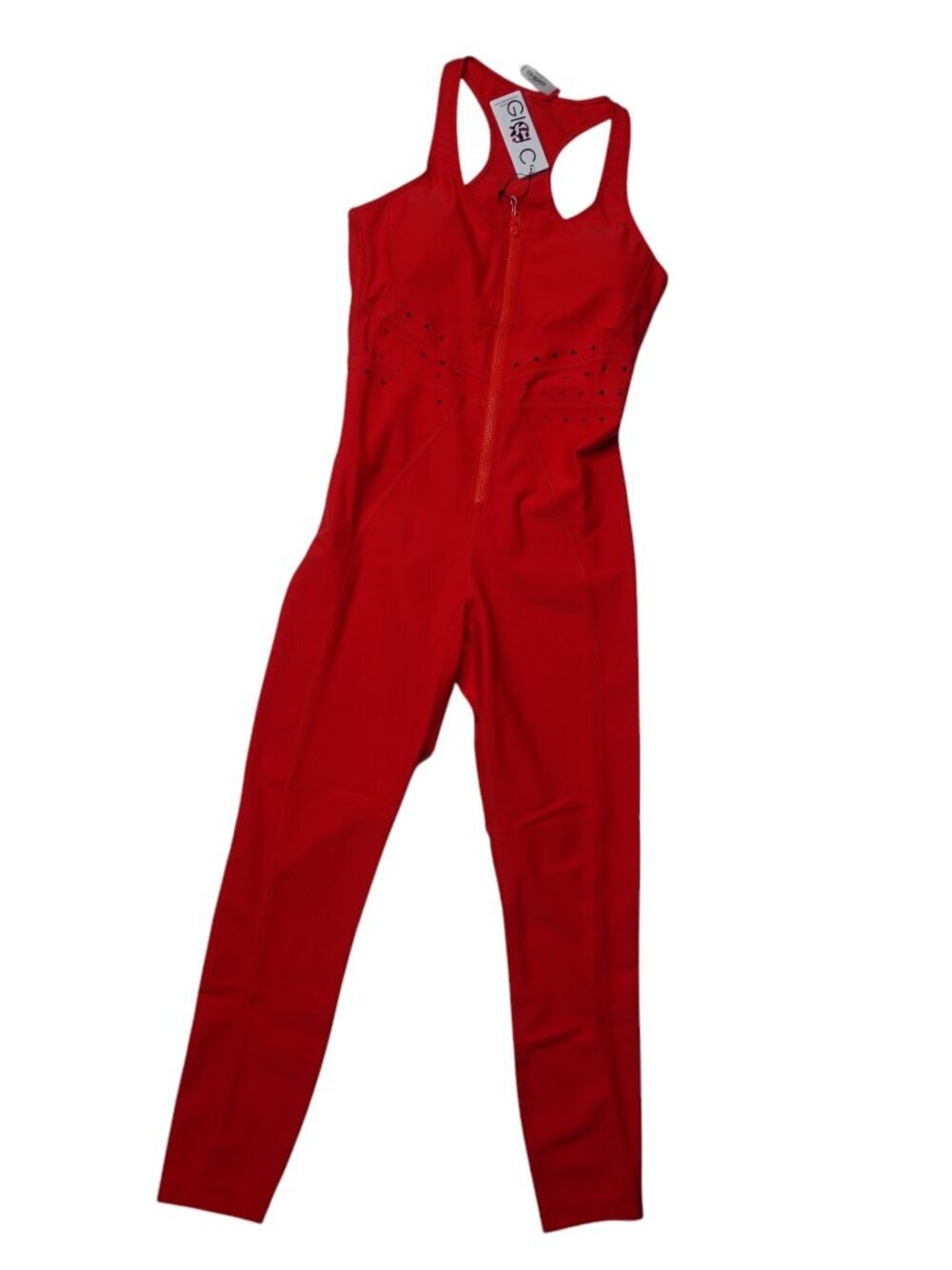 GIGI C Hunter Jumpsuit activewear sportwear Women's in Red Size XS NWT